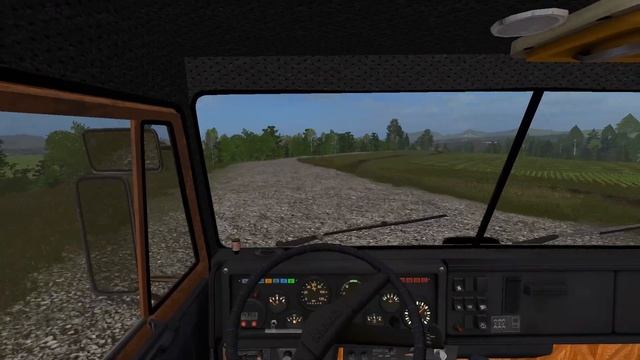 Трудный рейс Застрял в грязи Выручил трактор