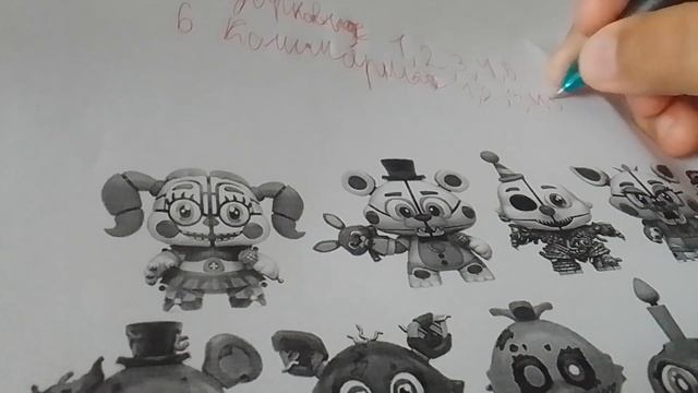 напишите в комментах кого мне нарисовать смотреть онлайн