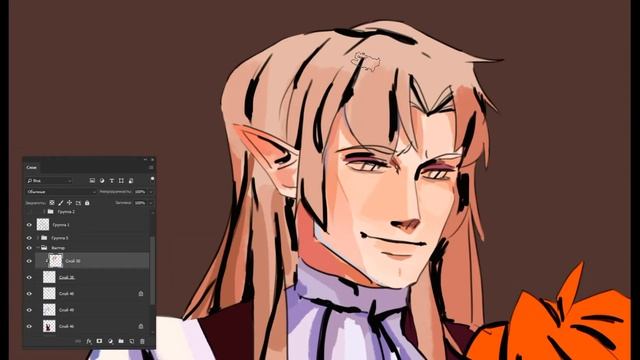 Холст, масло. Блум и Валтор на фоне космоса. Speedpaint смотреть онлайн