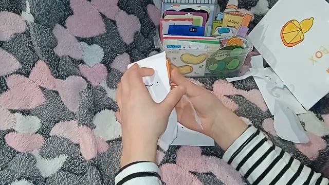 🍋Распаковка бумажной косметики🍊 бокс распаковка💛🧡 смотреть онлайн
