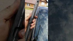 Как снять молдинг лобового стекла харриер...