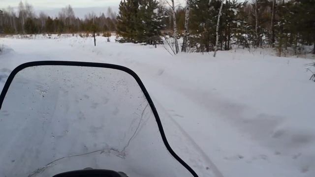 Выезд в магазин из леса на снегоходе тикси 250 люкс (вид? смотреть онлайн