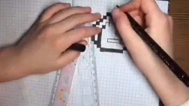 Рисунок по Клеточкам #1 Леденец смотреть онлайн