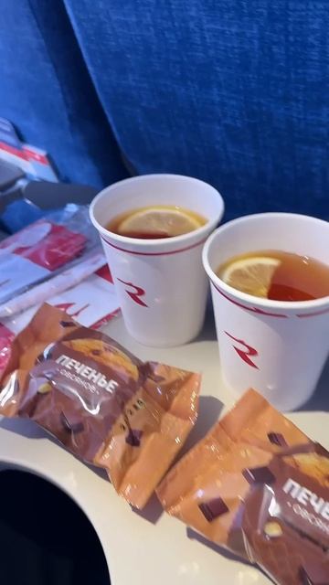 Еда в самолете 😍 Рейс авиакомпании Россия из Москвы в смотреть онлайн