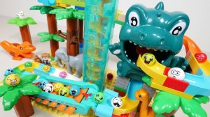 СТРОИМ ГОРКУ ДЛЯ РАЗНОЦВЕТНЫХ ШАРИКОВ КОНСТРУКТОР ДЛЯ ДЕТЕЙ ДЕТСКИЙ КАНАЛ ИГРАЛКИ-ЗАЛИПАЛКИ