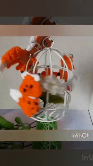 Лисята -значки.Вязание крючком. смотреть онлайн