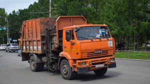 Мусоровоз МКМ-4605 (МК 4453-05) на шасси КамАЗ-53605-62 (М 269 УХ 22) / KAMAZ garbage truck.
