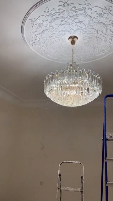 Сборка и установка люстра смотреть онлайн