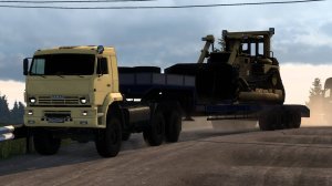295 / ETS2 1.53 / Суровая Россия Забайкалье "R7" / КАМАЗ 65225 БАТЫР / На Восток.