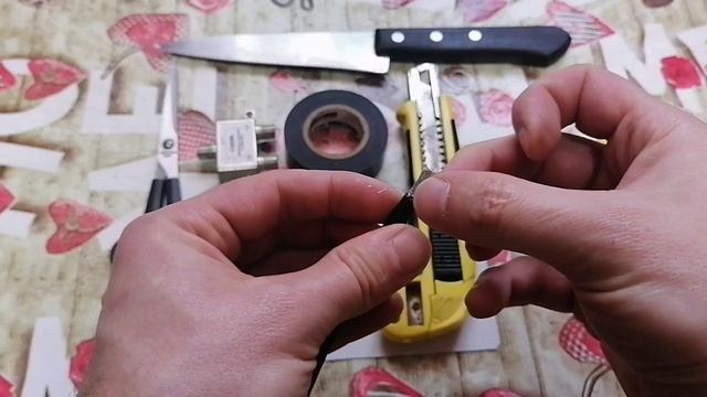 Как подключить ТВ кабель. Монтаж штуцера