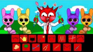 Incredibox Sprunki Sinner Edition, но есть 4 версии анимации Pinki｜ Incredibox Sprunki Анимация