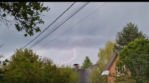 Первая гроза в Москве | 14.05.2025г