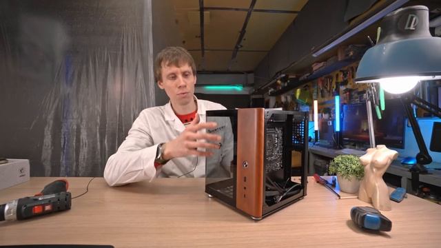 новый Mini ITX корпус с ДЕРЕВОМ Jonsbo TK-0... смотреть онлайн