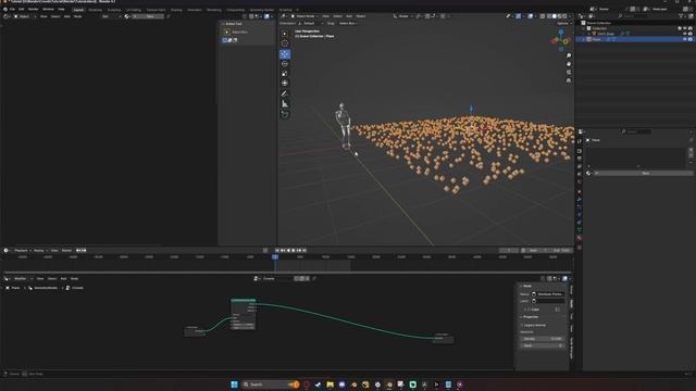 Blender 4.1 Makes Crowd Simulations EASY! | Blender Tutorial смотреть онлайн
