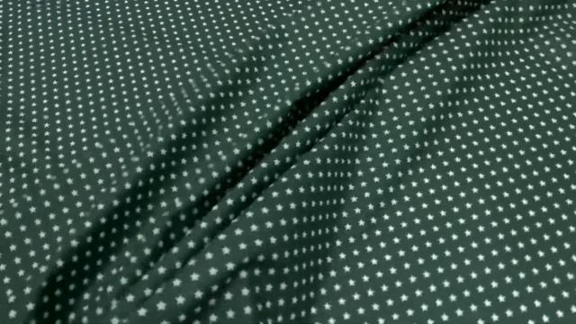 Сатин "Маленькие белые звездочки на т.зеленом", ш.1.61м, хлопок-100%, 120гр/м.кв АРТ 20116 смотреть онлайн