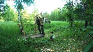 делаю кормушку с егерем на лося и косулю