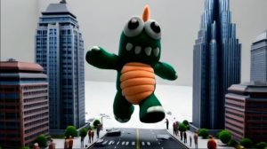 Это самый редкий АМ НЯМ ДИНОЗАВР, прикольное видео для детей