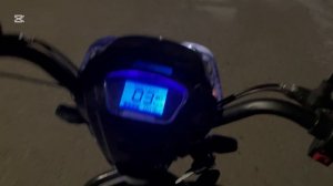 Электроскутер SK 8 спустя месяц использования. Вечерняя поездка в магазин.