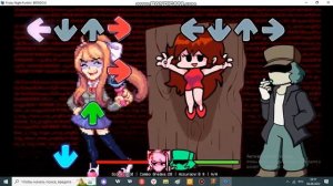 😱friday night funkin, но все персонажи поют одну песню😱(ugh, senpai remix)😱