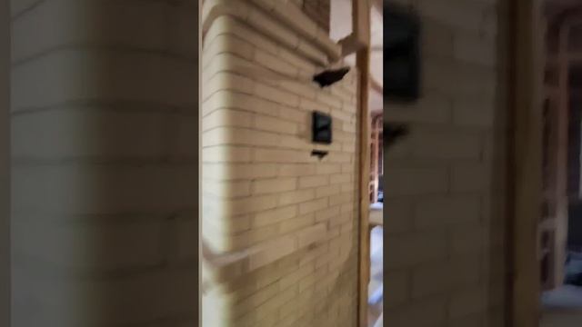 строительство печи в каркасном доме 🔥 #kachelofen #masonryheater смотреть онлайн