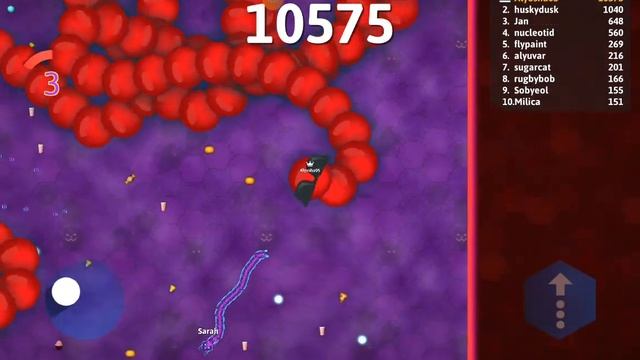 Snake Io набрал 22.000 массы   и попал в рейтинг в( ....топ 128....)