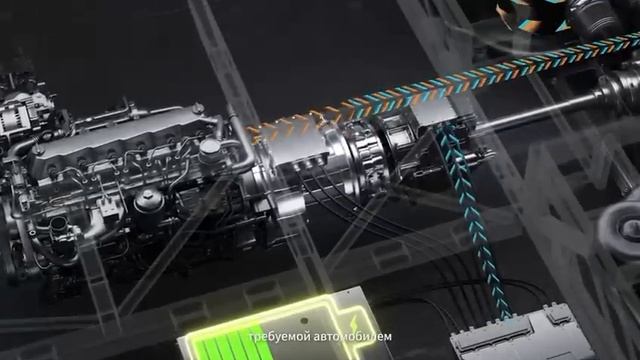 YUTONG DMT принцип работы гибридного автобуса