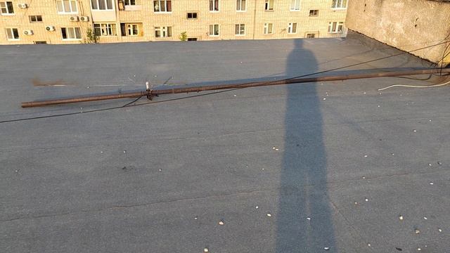 установил антенну Inverted Vi