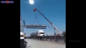 Падение крана, автокрана. подборка / The fall of a crane, a truck cran