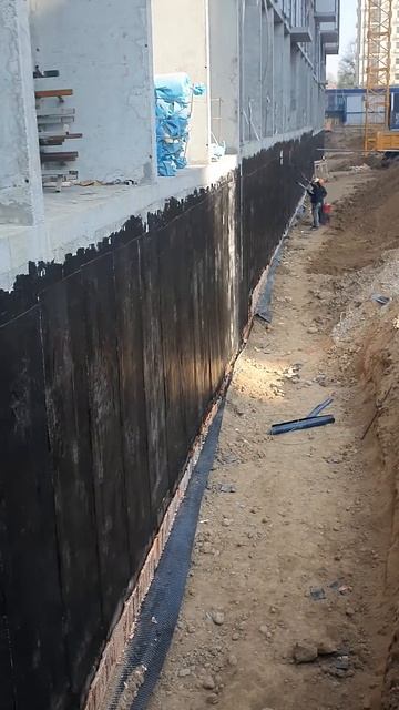 изоляция бетонной стены #гидроизоляция смотреть онлайн