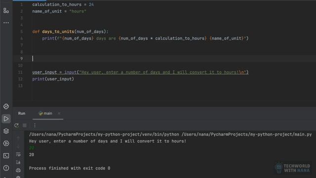 13.8 Accepting User Input смотреть онлайн