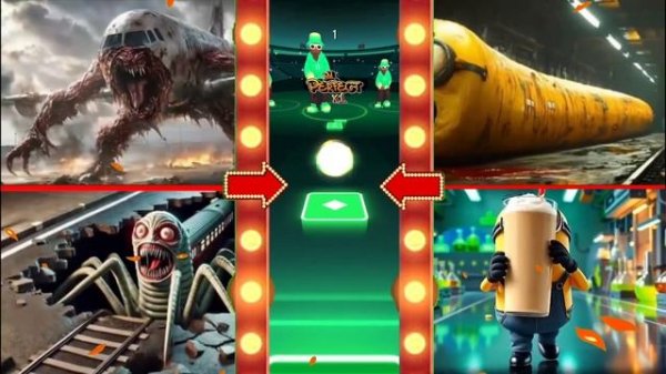 Трансформация сюжетной линии INFECTED SKY🆚ПРИМЕР МИНЬОНА🆚 ПОЕЗД СУПЕР МОНСТРА🆚 Миньон Дини