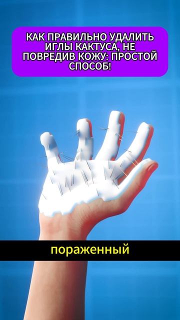 Как правильно удалить иглы кактуса, не повредив кожу: ? смотреть онлайн