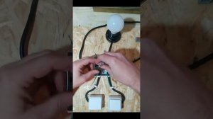 Подключаем два простых одинарных выкл. на одну лампоч?