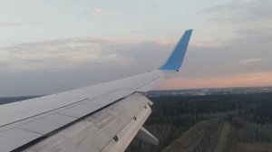 Boeing 737-800 Посадка в Шереметьево, Руление / Landing at Moscow Shereme