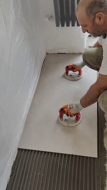 СТАНДАРТНАЯ РАСКЛАДКА КЕРАМОГРАНИТА 600/1200ММ НА ПОЛ смотреть онлайн