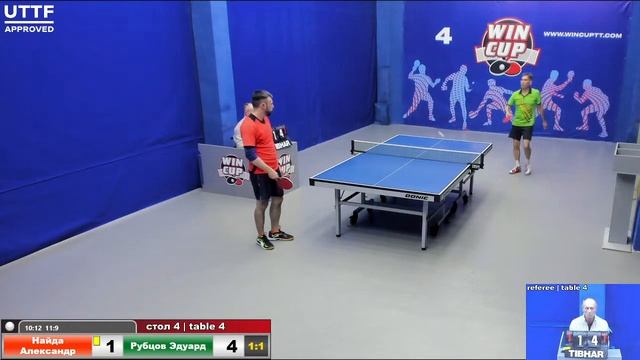 23:45 Найда Александр (2:3) Рубцов Эдуард стол 4 ЮГ-4 13.10.21 смотреть онлайн