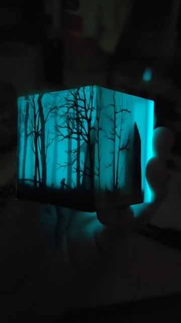 Послойное рисование в эпоксидной смоле. Куб с лесом вн смотреть онлайн