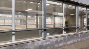 Вид из окна электропоезда по маршруту: Москва (Курский