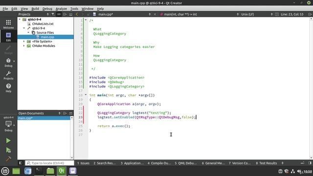 4. QLoggingCategory смотреть онлайн