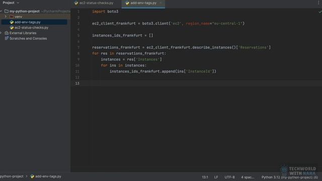 14.7 Configure Server. Add Environment Tags to EC2 Instances смотреть онлайн