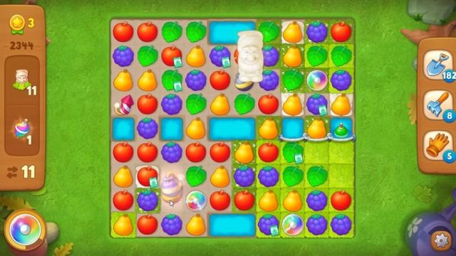 Gardenscapes. 2344 уровень. смотреть онлайн