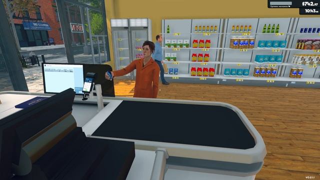Supermarket Simulator gameplay прохождение на русском 5 теперь и быт