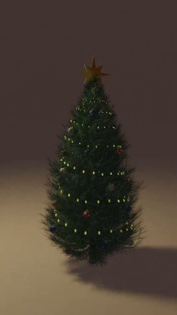 Новогодняя елка в blender 3D / 3Д / blender / блендер / Christmas tree / е? смотреть онлайн