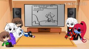Undertale реагирует на приколы/gacha club/