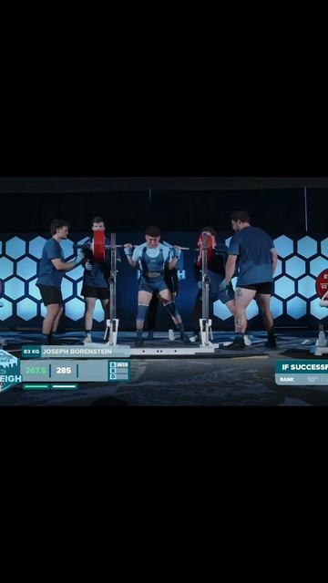 Вес штанги 285 кг. #тяжелаяатлетика #sports #спорт #мотивац? смотреть онлайн