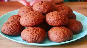 Простое ШОКОЛАДНОЕ печенье без яиц! Самый вкусный рецепт для новичков!