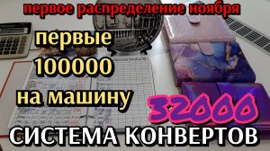 #76 первое распределение ноября 32000р / первые 100000 на машину