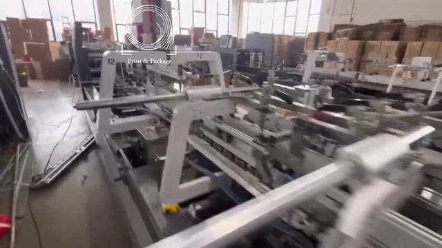 Фальцевально склеивающая линия. Производства конвертов из картона смотреть онлайн