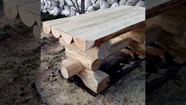 столы из бревна смотреть онлайн