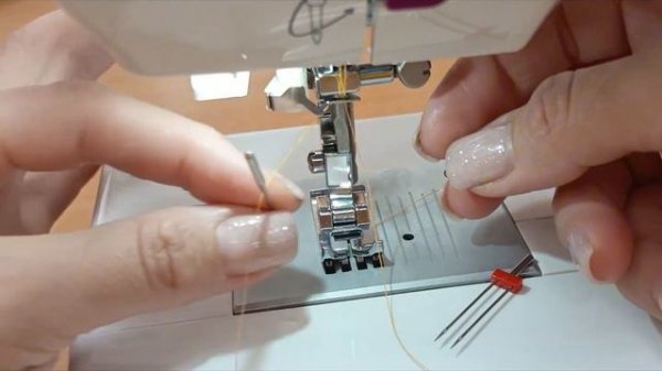 Шьем трикотаж двойной иглой на швейной машинке